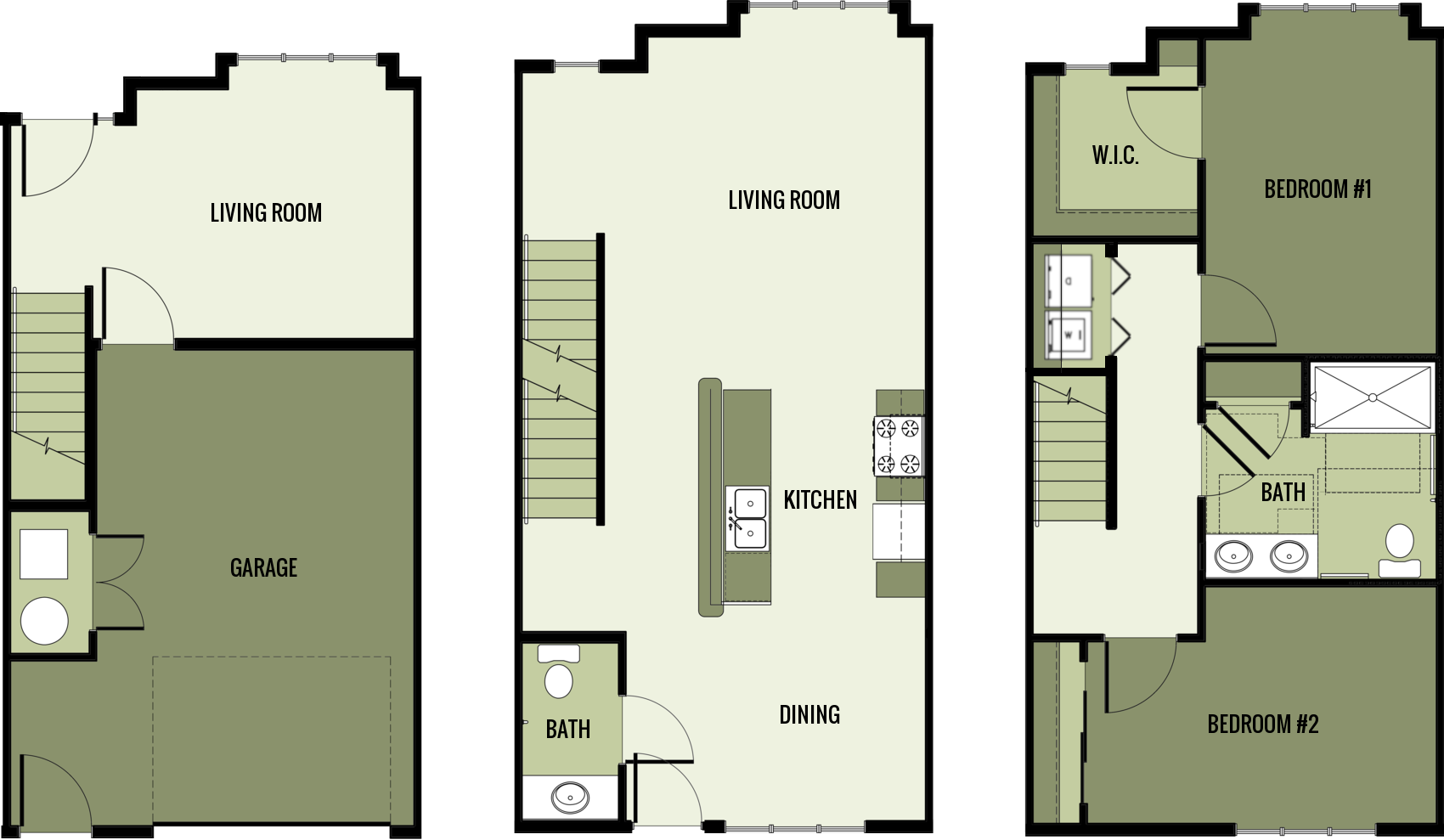 Floor Plans of Trinity Square in Fond du Lac, WI
